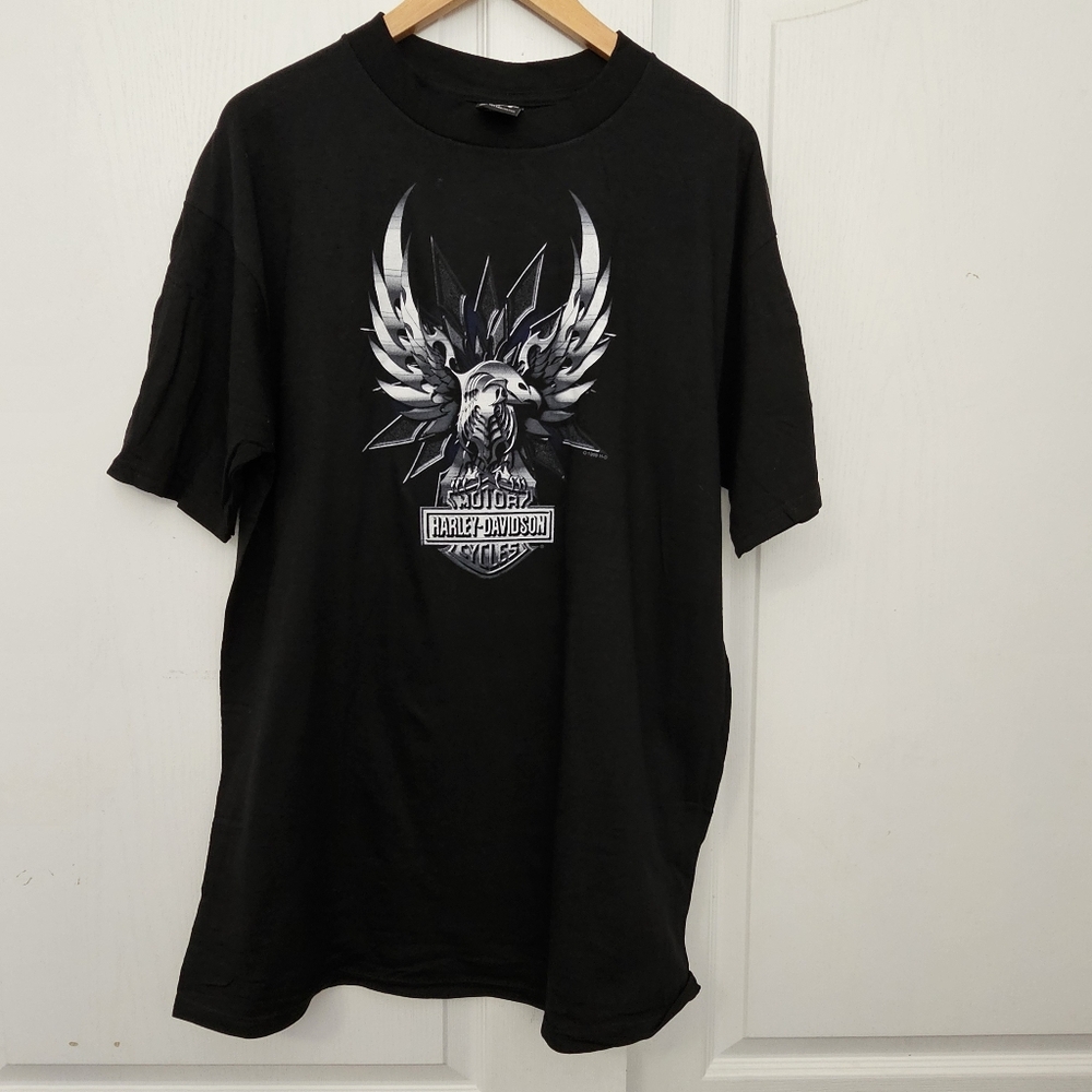 Vintage Harley Davidson Black Tshirt Men's XL 1990s